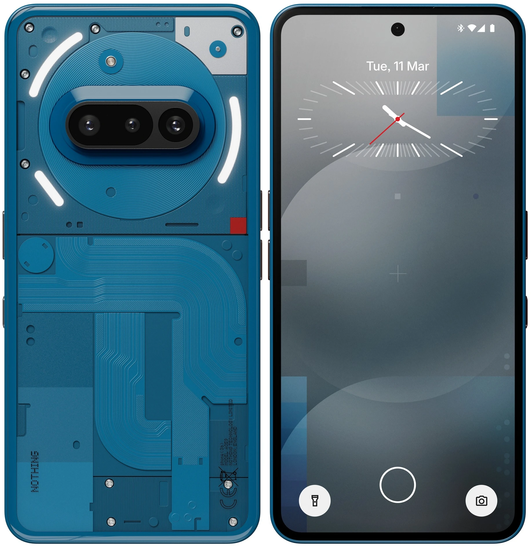 Смартфон Nothing Phone (3a), Dual: nano SIM + nano SIM, 256 ГБ, Синий