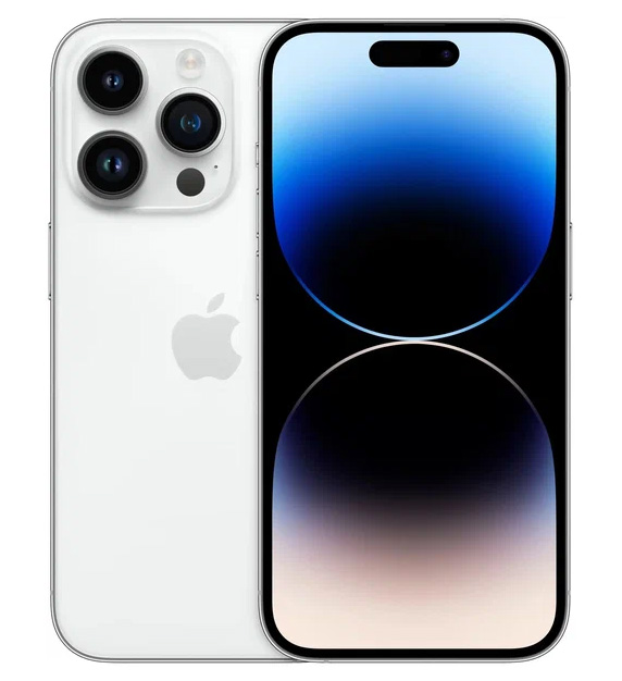 Смартфон Apple iPhone 14 Pro, Dual: nano SIM + eSIM, 1 ТБ, Серебристый