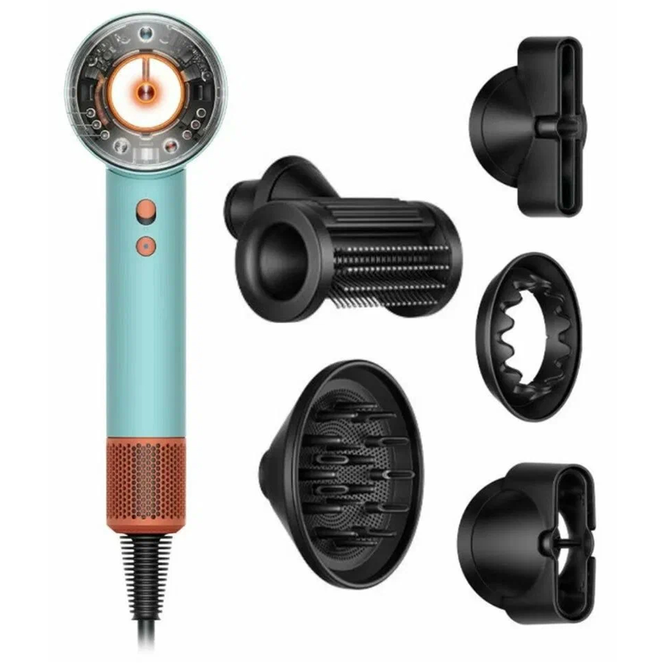 Фен Dyson Supersonic Nural HD16, Ceramic Patina/Topaz Orange