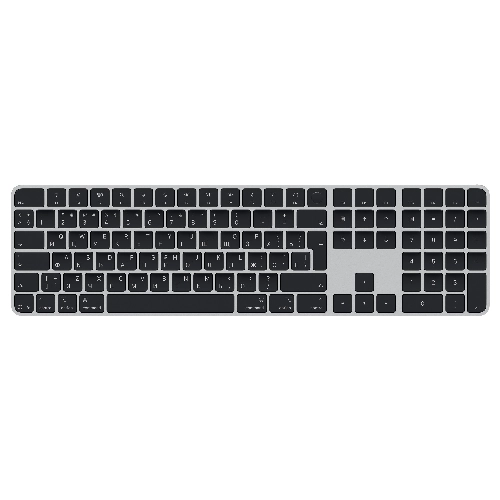 Клавиатура Apple Magic Keyboard Numeric Touch ID, USB‑C, Space Gray (тёмно-серая) (MXK83)