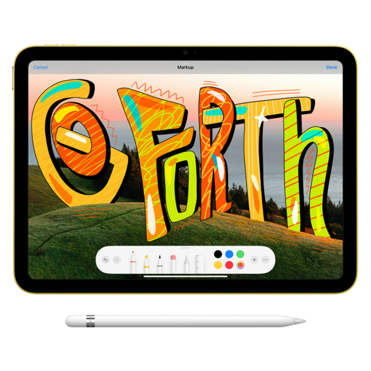 Планшет Apple iPad 11" 2025, A16, Cellular, 512 ГБ, жёлтый