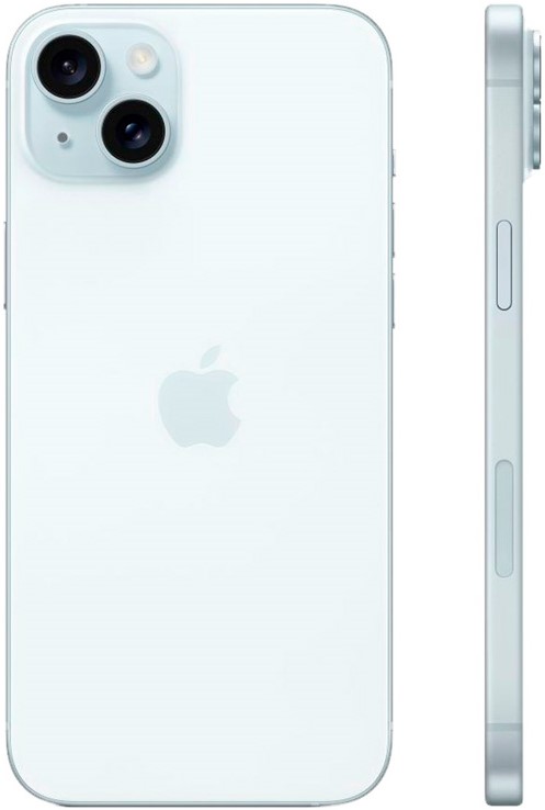 Смартфон Apple iPhone 15 Plus, Dual: nano SIM + eSIM, 512 ГБ, Голубой