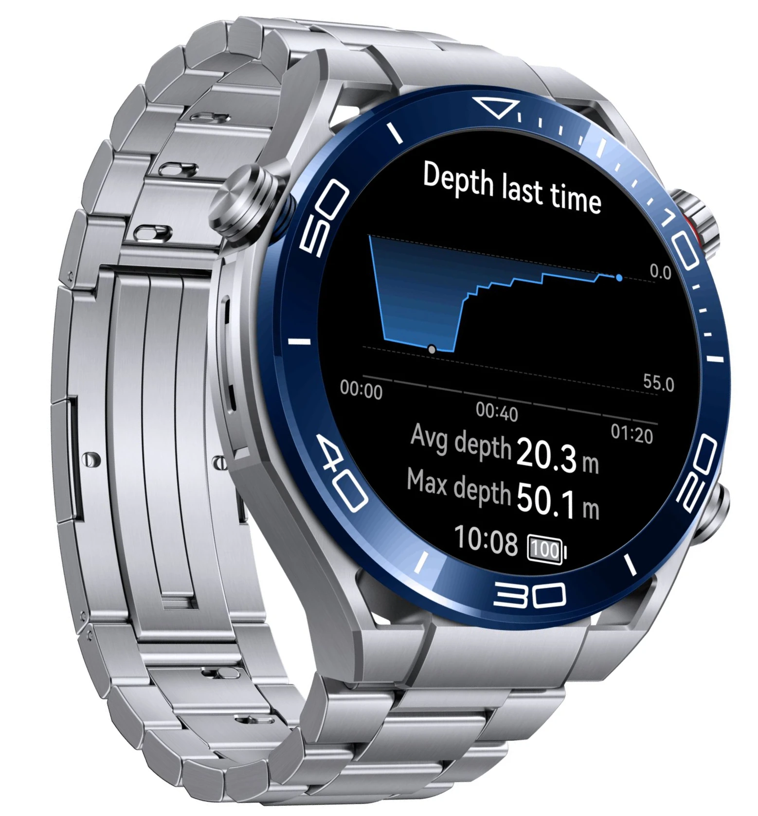 Смарт-часы Huawei Watch Ultimate, Синий / Blue