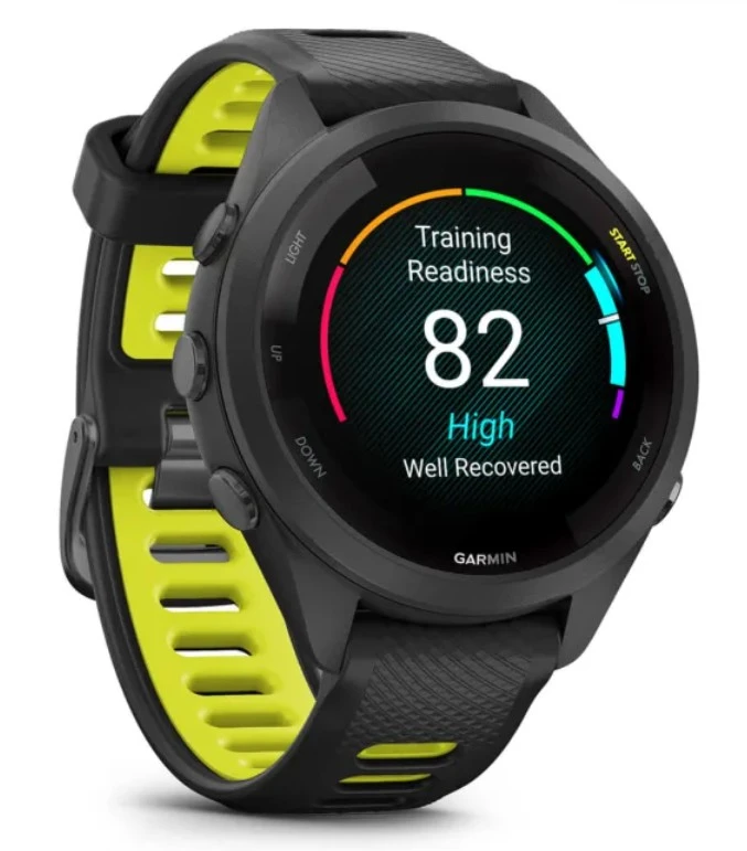 Спортивные часы Garmin Forerunner 265S, 42 мм, Black Green (Черный с зеленым)