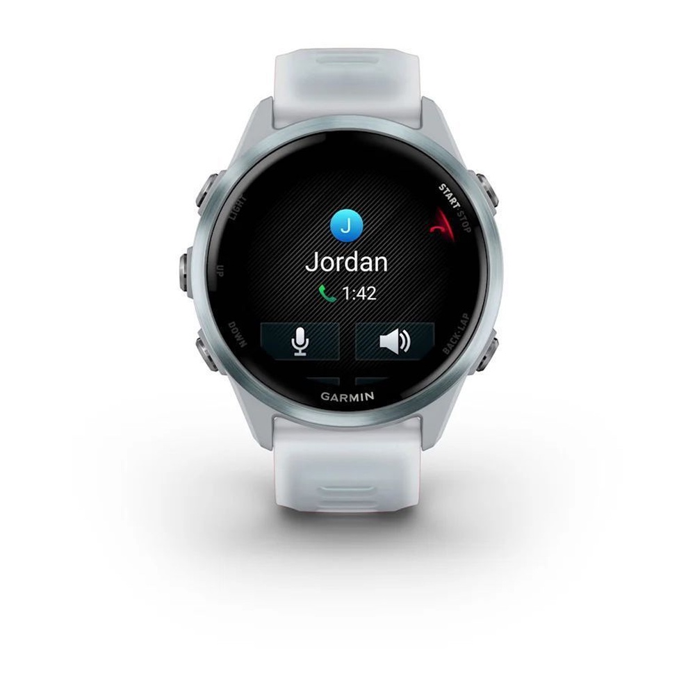 Спортивные часы Garmin Forerunner 570, 42 мм, Cloud Blue Aluminum Translucent Whitestone / Cloud Blue (Облачно голубой)