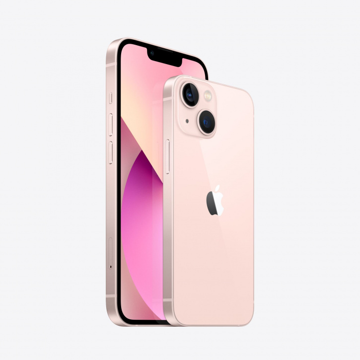 Смартфон Apple iPhone 13, Dual: nano SIM + eSIM, 128 ГБ, Розовый