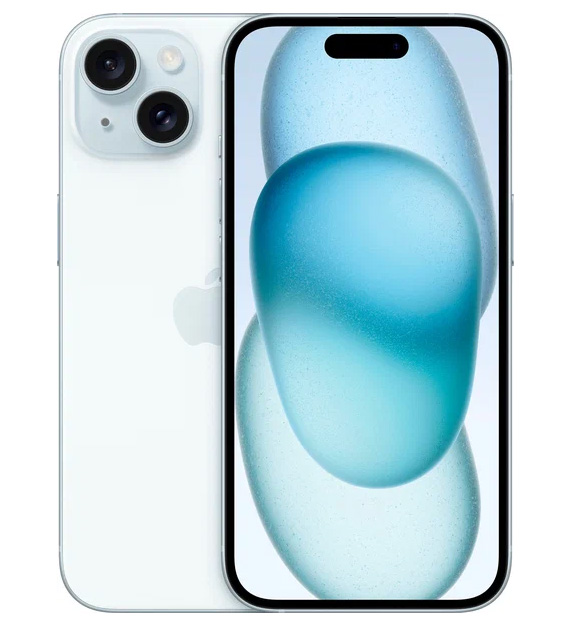 Смартфон Apple iPhone 15 Plus, Dual: nano SIM + eSIM, 512 ГБ, Голубой