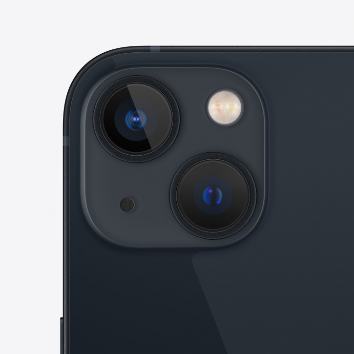 Смартфон Apple iPhone 13, Dual: nano SIM + eSIM, 128 ГБ, Темная ночь
