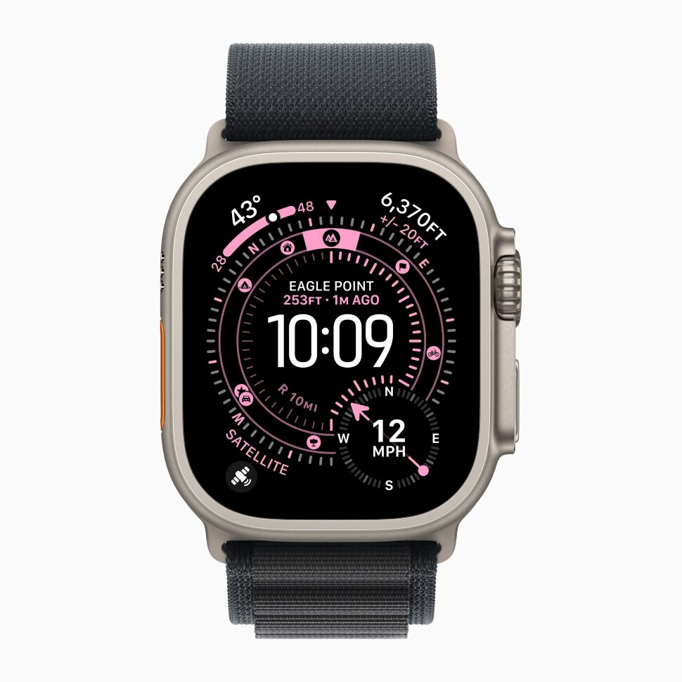 Смарт-часы Apple Watch Ultra 3, 49 мм, ремешок Alpine Loop, Натуральный титан / Natural Titanium Смарт-часы Apple Watch Ultra 3, 49 мм, ремешок Alpine Loop, Натуральный титан / Natural Titanium