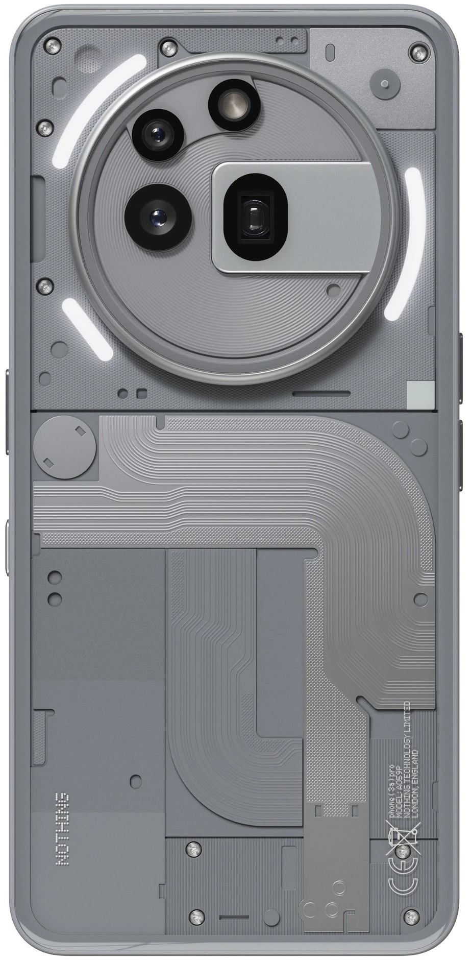 Смартфон Nothing Phone (3a) Pro, Dual: nano SIM + nano SIM, 256 ГБ, Серый Смартфон Nothing Phone (3a) Pro, Dual: nano SIM + nano SIM, 256 ГБ, Серый