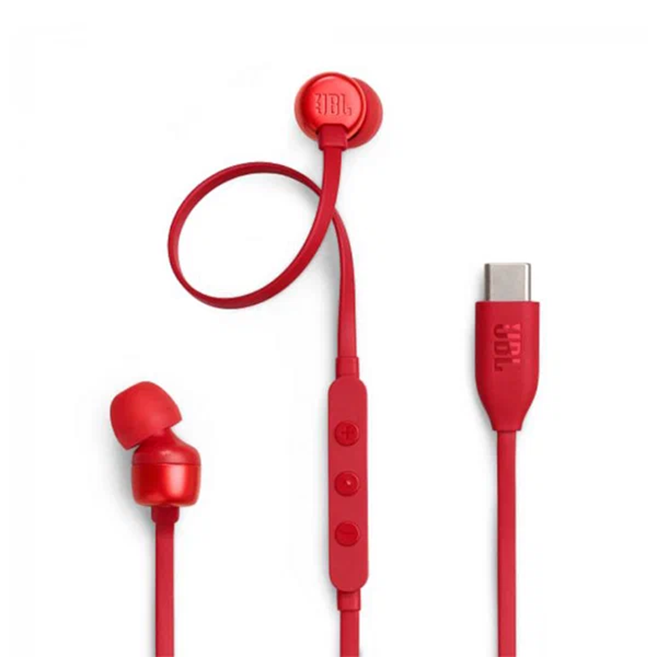 Наушники JBL Tune 310C Type-C вакуумные, красный