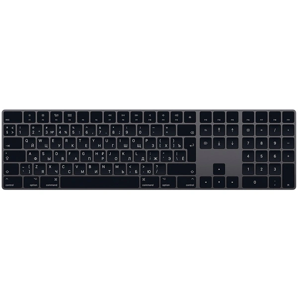 Клавиатура Apple Magic Keyboard Numeric, Lightning, Space Gray (тёмно-серая) (MRMH2)