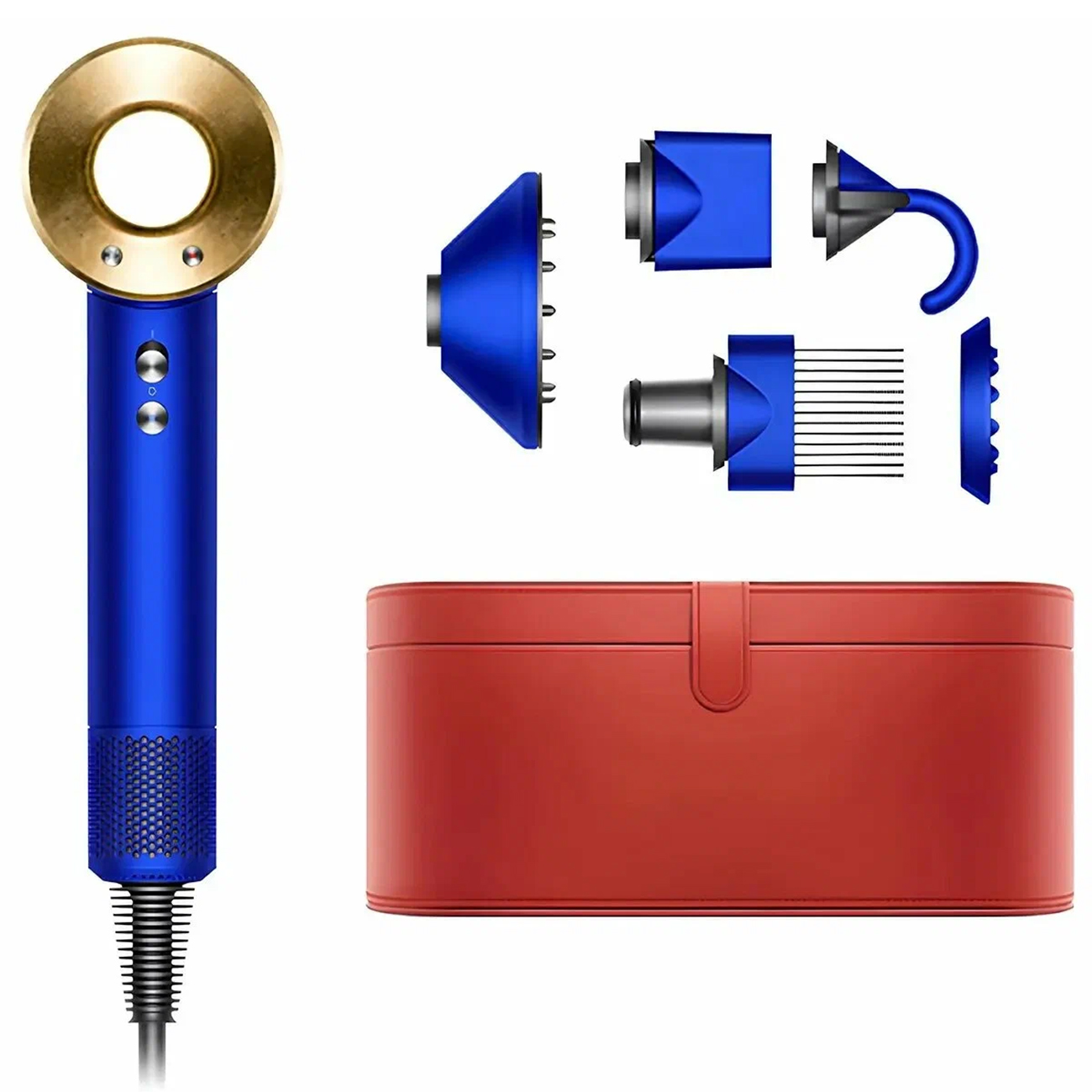 Фен Dyson Supersonic HD07, Blue/Gold