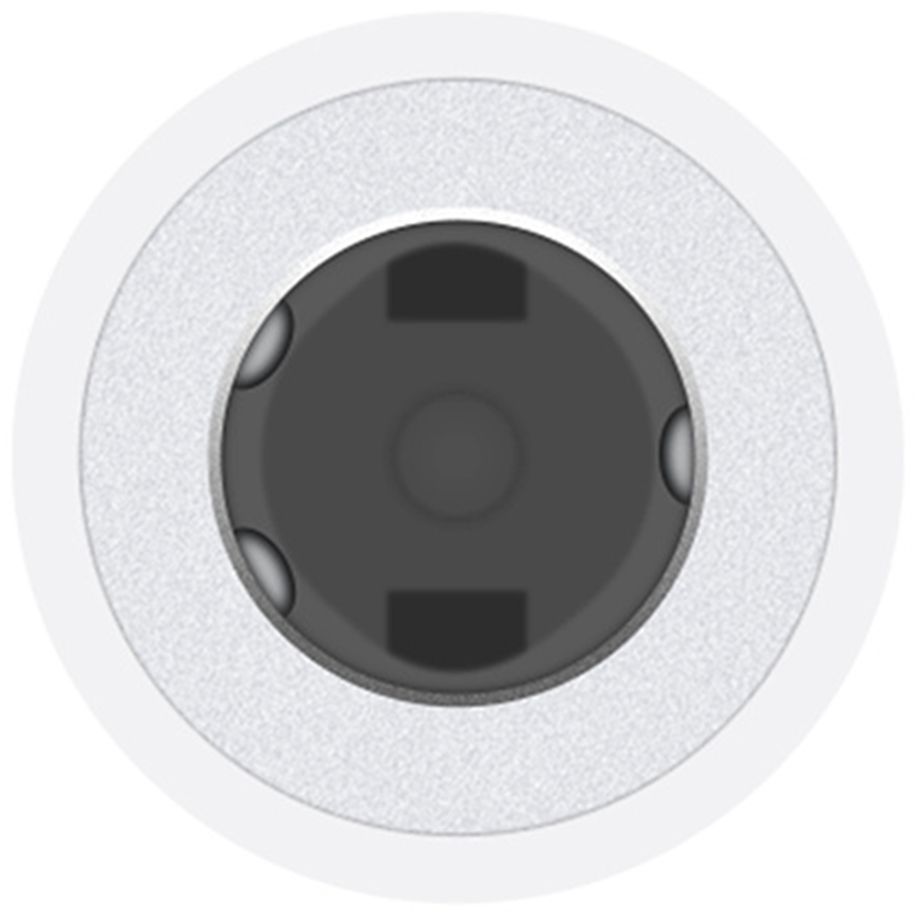 Переходник Apple Lightning/выход 3,5 мм для наушников, белый