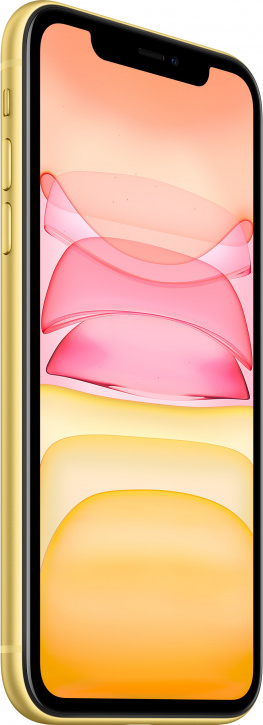 Смартфон Apple iPhone 11, Dual: nano SIM + eSIM, 128 ГБ, Желтый