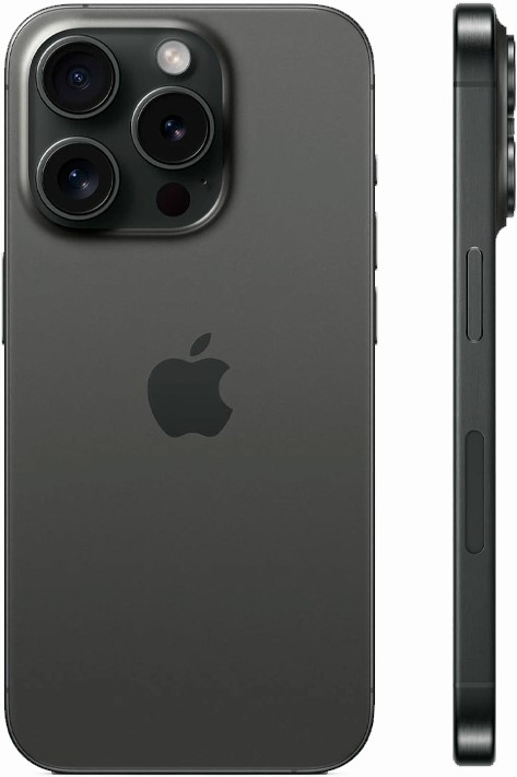 Смартфон Apple iPhone 15 Pro, Dual eSIM, 1 ТБ, черный титан
