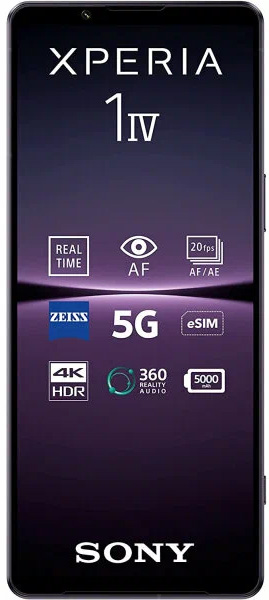 Смартфон Sony Xperia 1 IV 12/256 ГБ, фиолетовый