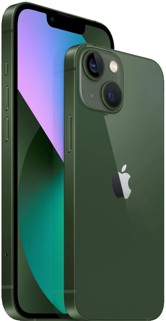 Смартфон Apple iPhone 13, Dual: nano SIM + eSIM, 512 ГБ, Альпийский Зеленый