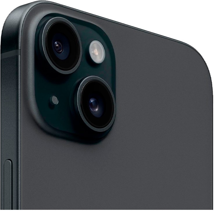 Смартфон Apple iPhone 15 Plus, Dual nano SIM, 256 ГБ, черный