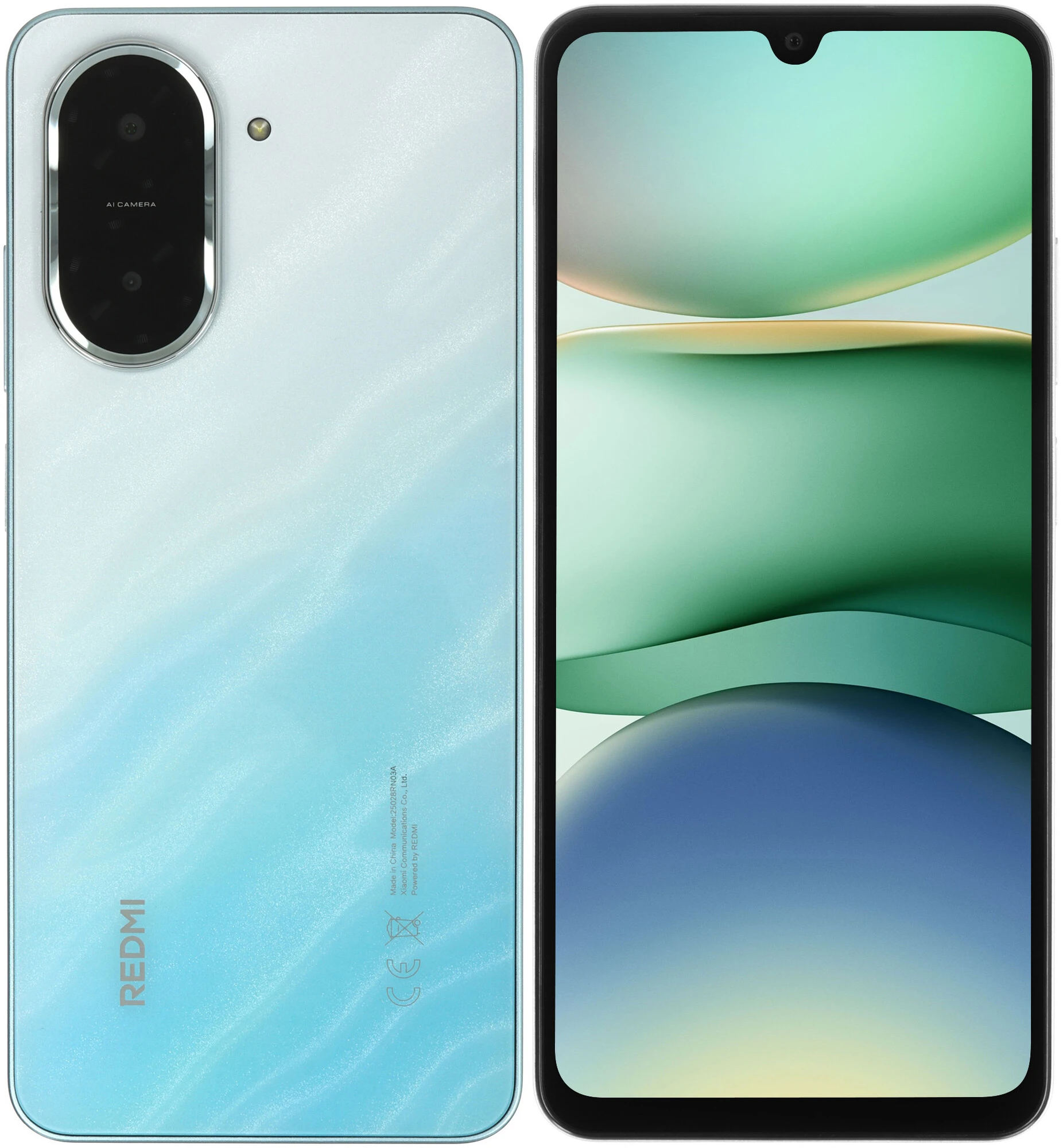 Смартфон Xiaomi Redmi A5, Dual: nano SIM + nano SIM, 64 ГБ, Синий