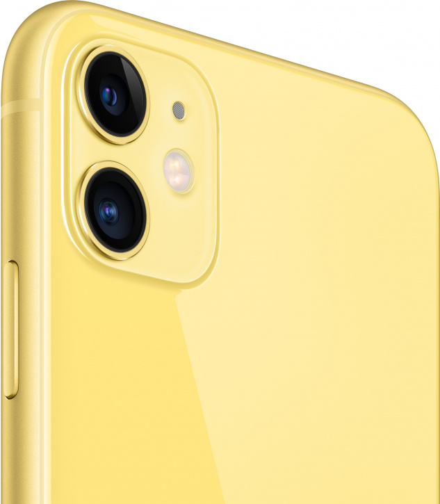 Смартфон Apple iPhone 11, Dual: nano SIM + eSIM, 128 ГБ, Желтый