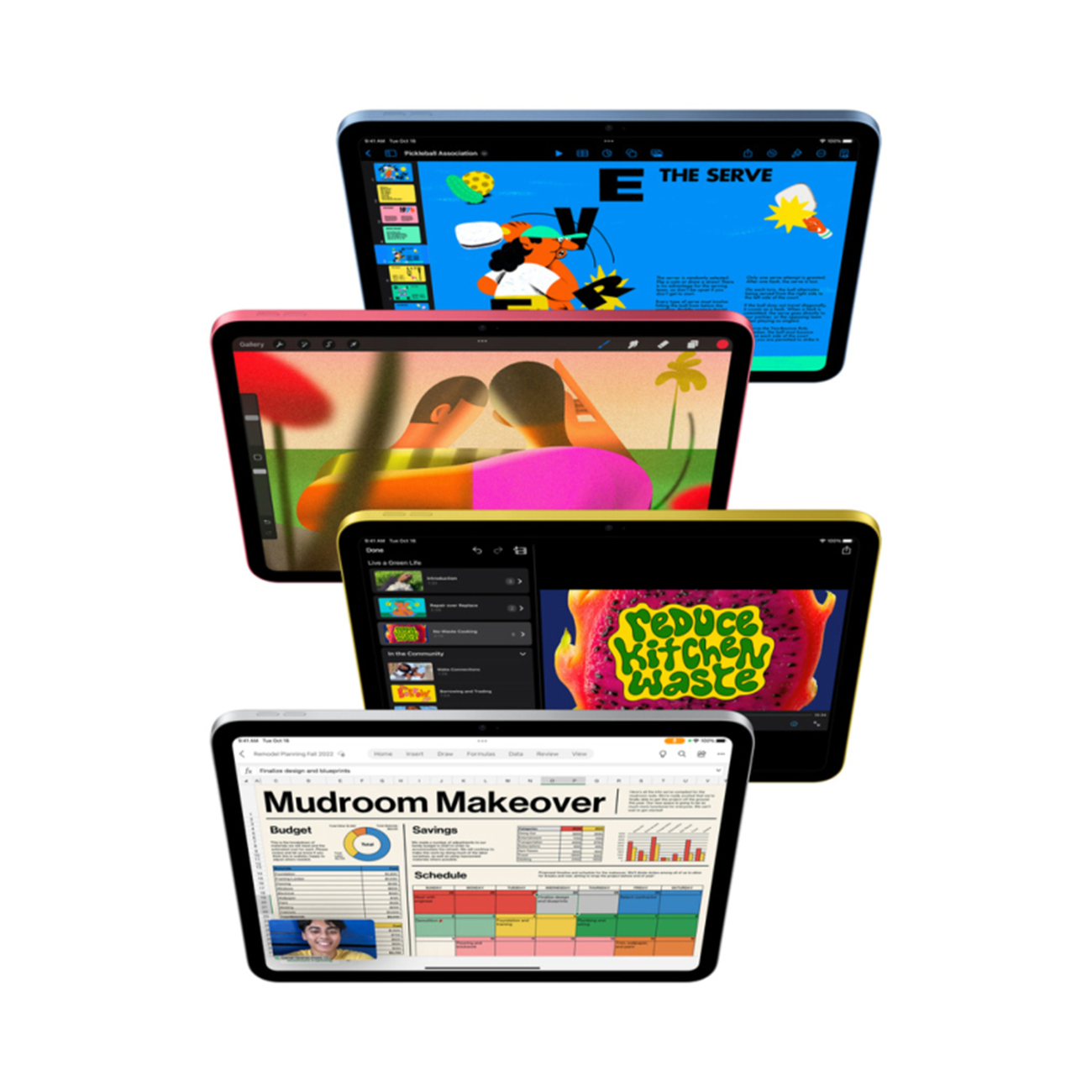 Планшет Apple iPad 11" 2025, A16, Cellular, 512 ГБ, жёлтый