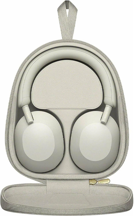 Наушники Sony WH-1000 XM5, серебряный