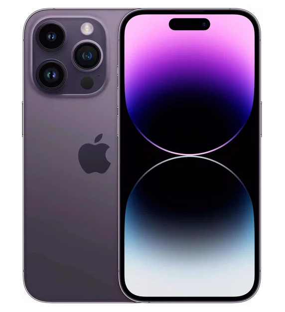 Смартфон Apple iPhone 14 Pro, Dual: nano SIM + eSIM, 1 ТБ, Глубокий фиолетовый