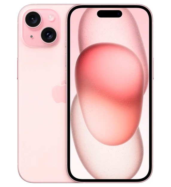 - Смартфон Apple iPhone 15 Plus , Dual eSIM, 128 ГБ, розовый
