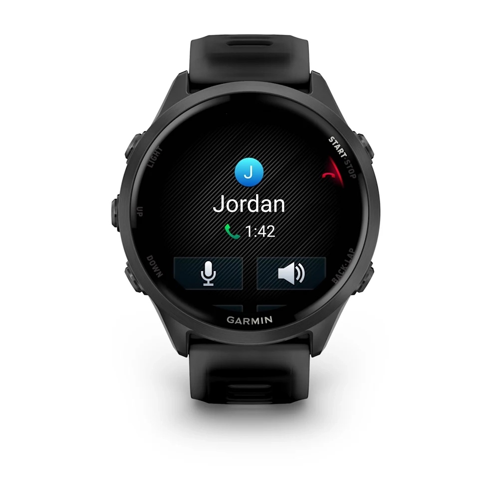 Спортивные часы Garmin Forerunner 570, 42 мм, Slate Gray Aluminum Translucent Black / Black / Translucent Indigo (Черный)