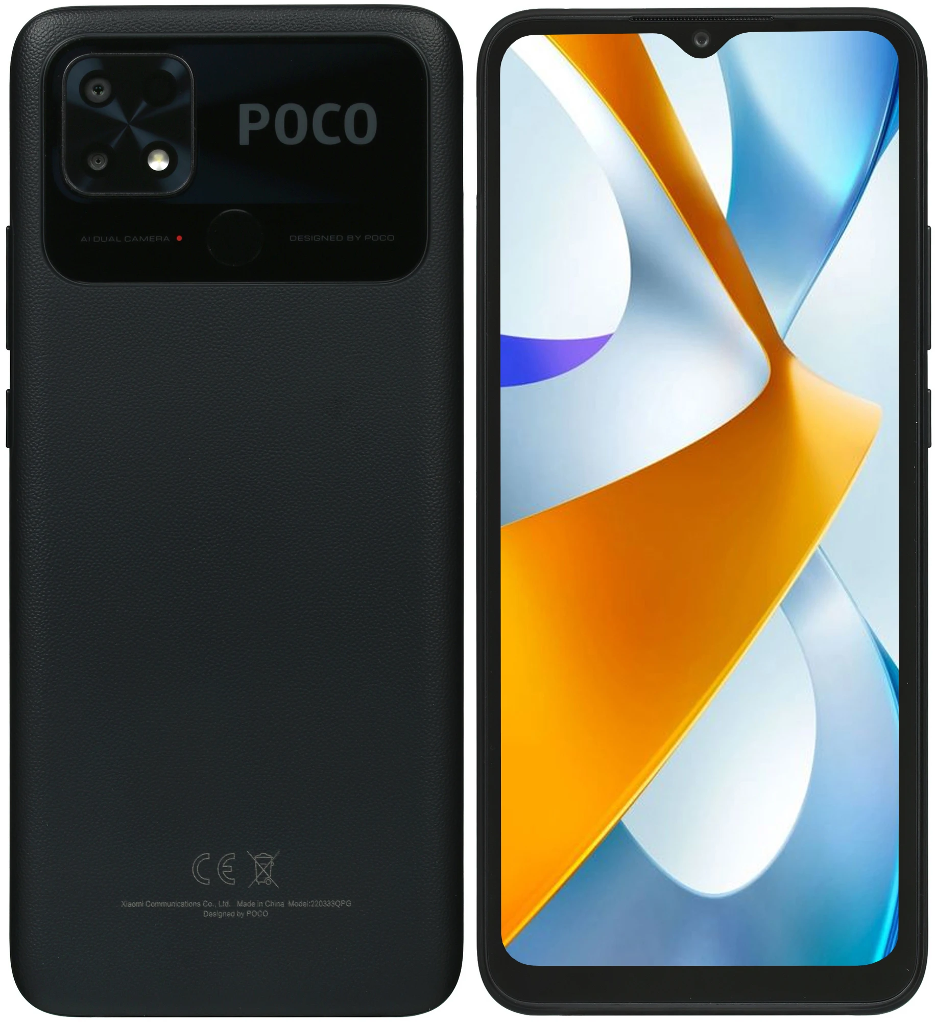 Смартфон POCO C40, Dual nano SIM, 64 ГБ, Чёрный